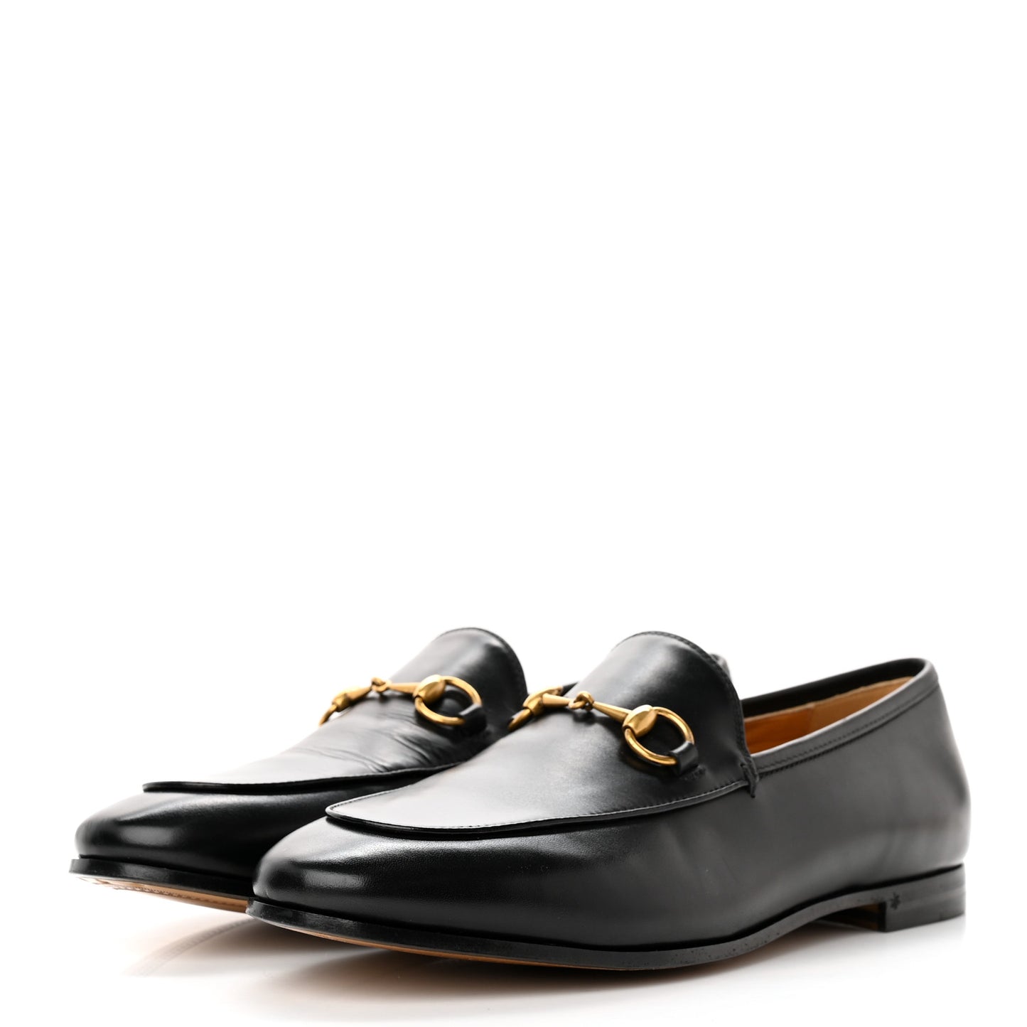 Calfskin Womens Jordaan Loafers 38.5 Black