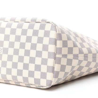 Louis Vuitton Damier Azur Braided Neverfull MM Pink 7 of 10