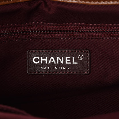 Chanel Iridescent Calfskin Large In The Mix Tote Light Brown 6 of 10