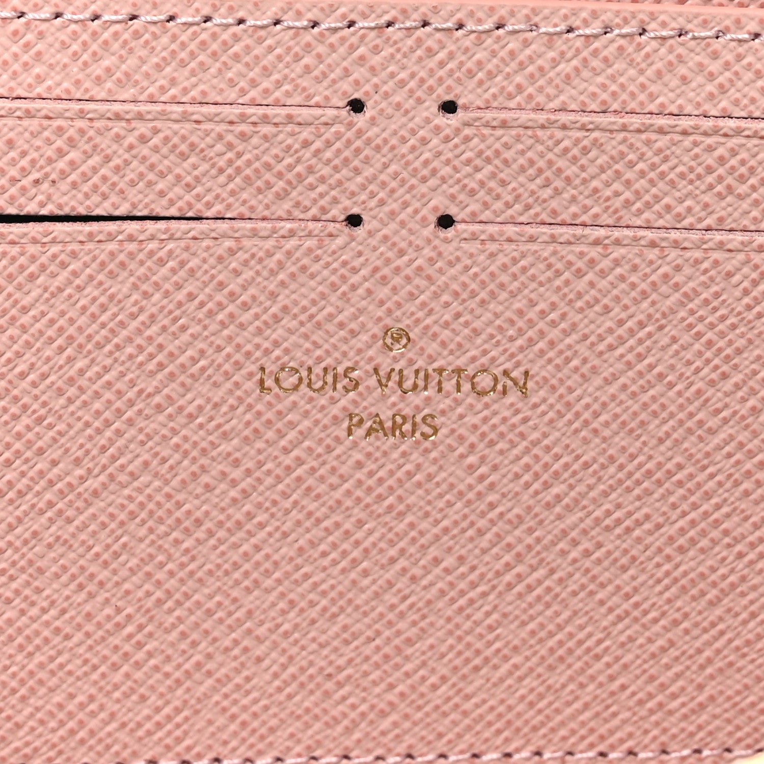 Louis Vuitton Damier Azur Clemence Wallet Rose Ballerine 6 of 8