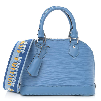 Louis Vuitton Epi Jacquard Alma BB Bleuet 1 of 10