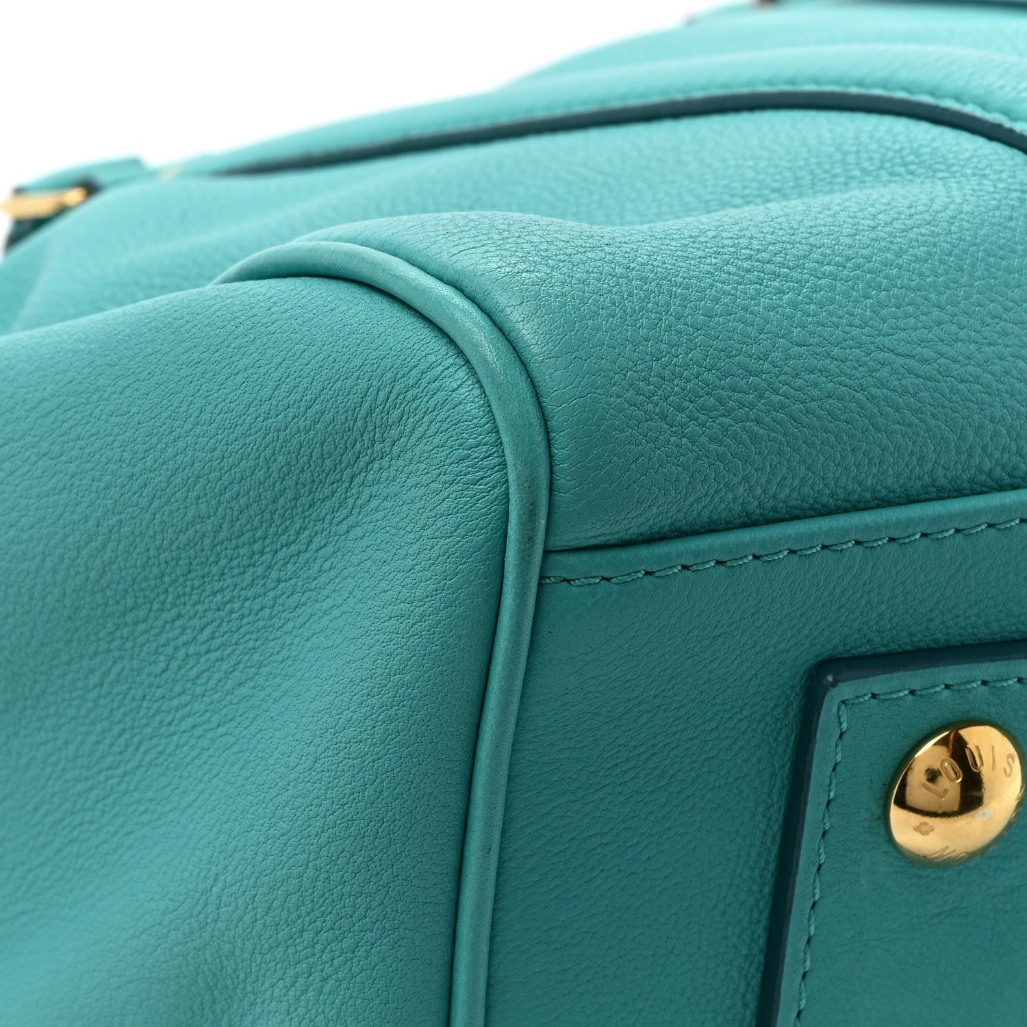 Louis Vuitton Calfskin Sofia Coppola SC Bag PM Turquoise 11 of 13