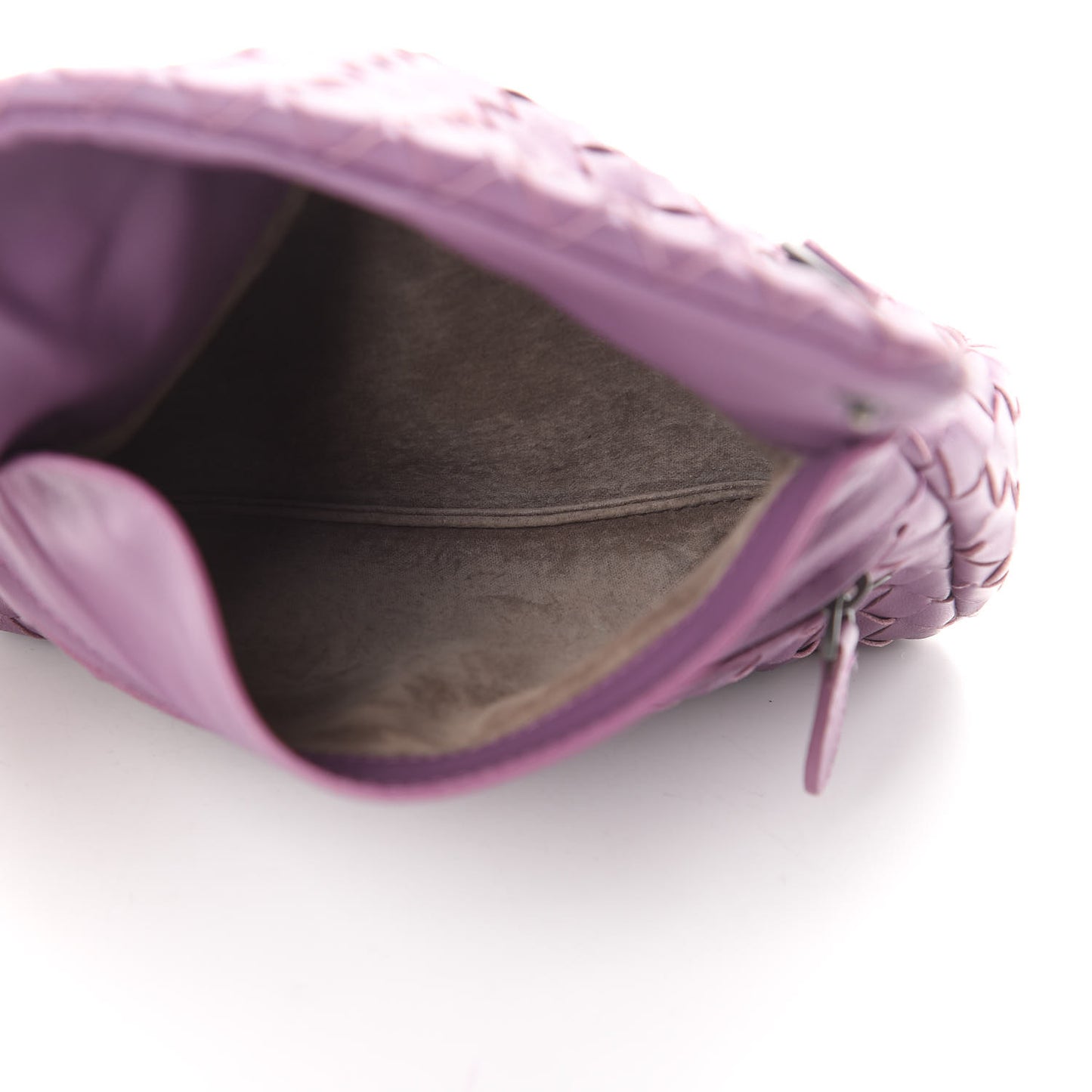 Nappa Intrecciato Mini Chain Messenger Peony