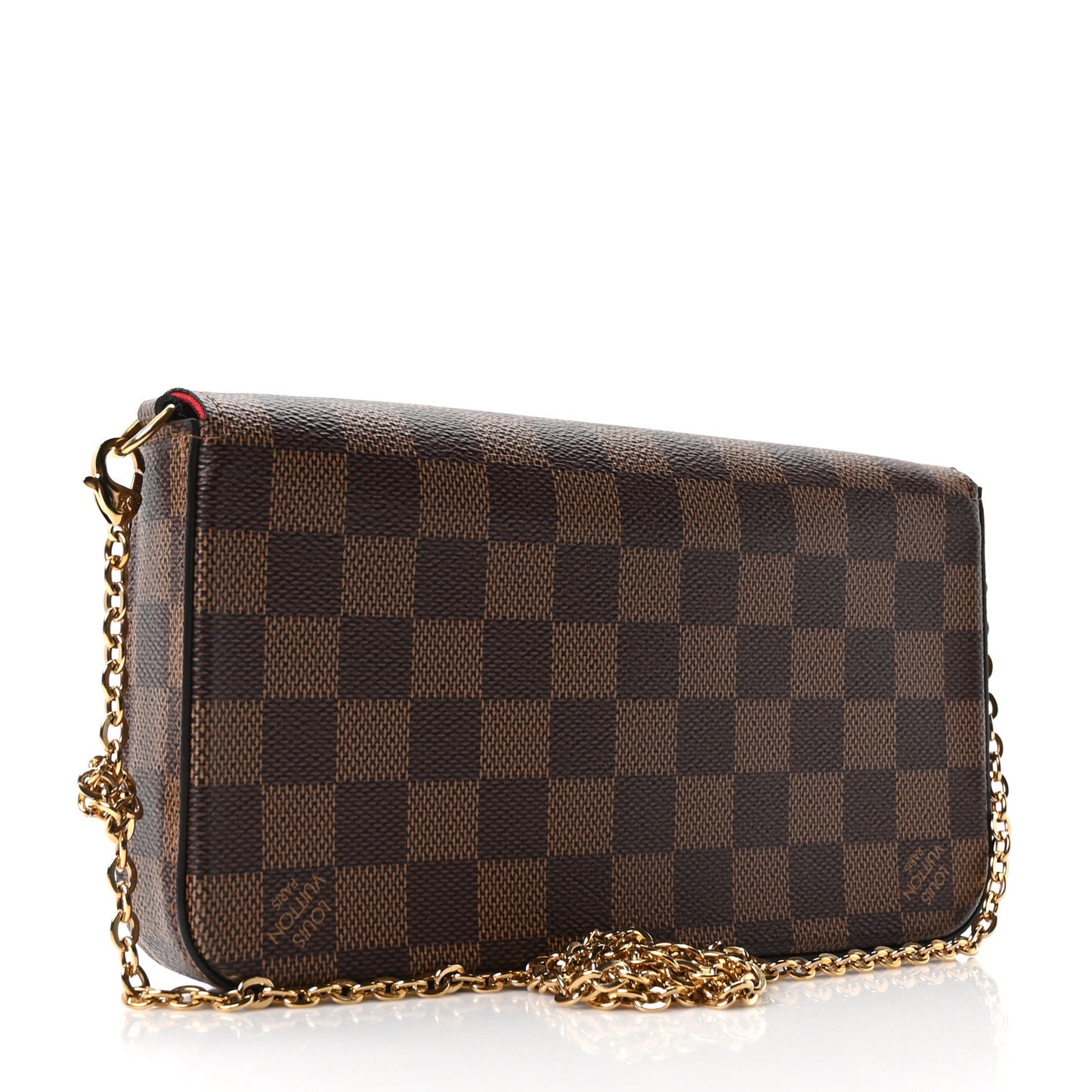 Damier Ebene Pochette Felicie Chain Wallet
