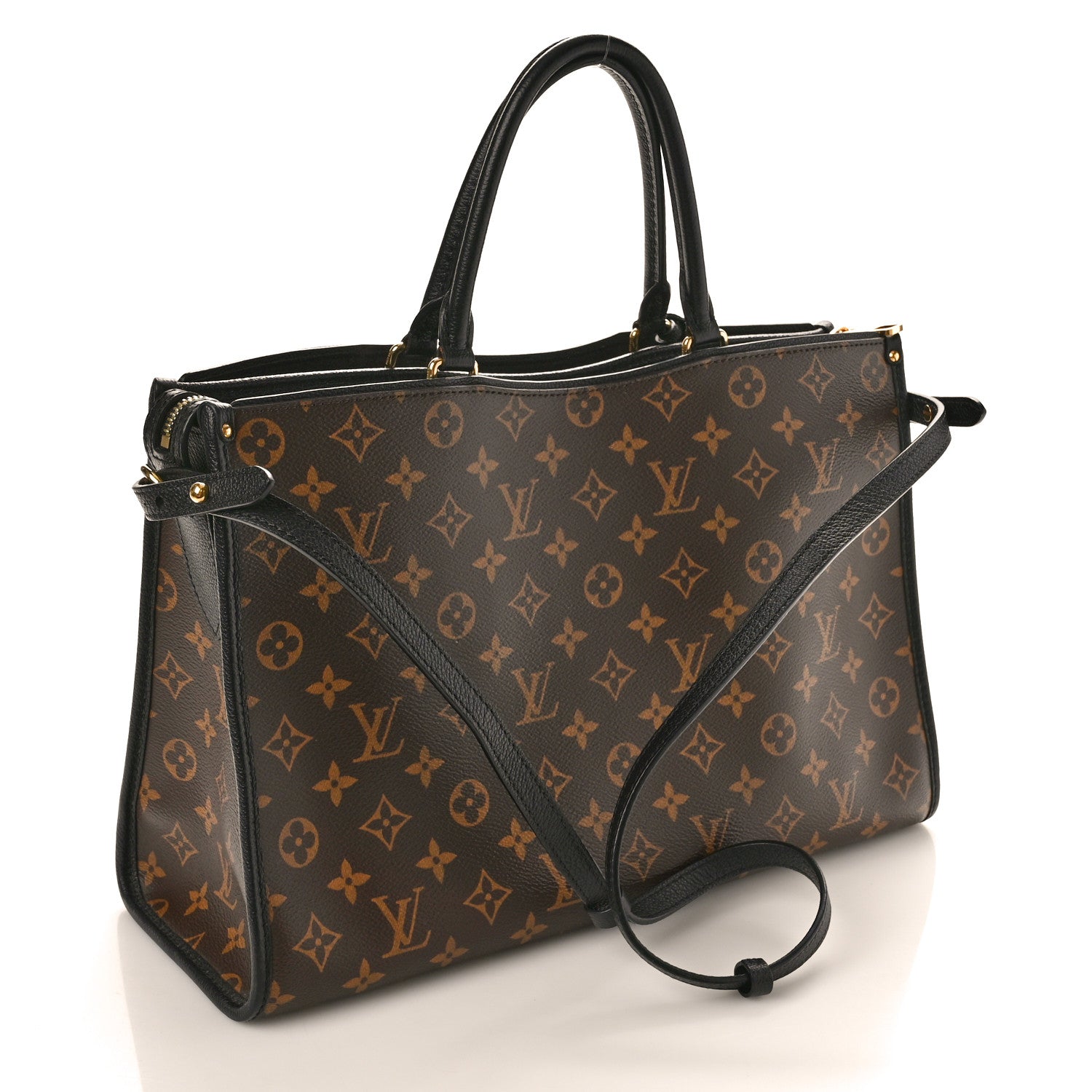 Louis Vuitton Monogram Popincourt PM Black 3 of 11