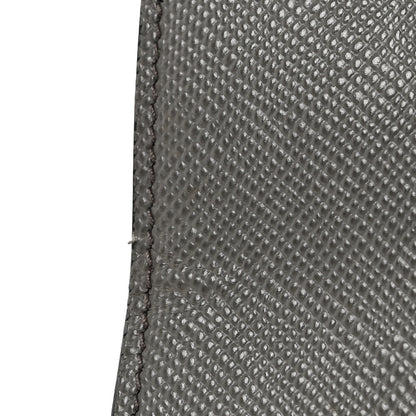 Prada Saffiano Cuir Calfskin Medium Monochrome Top Handle Tote Ardesia 12 of 12