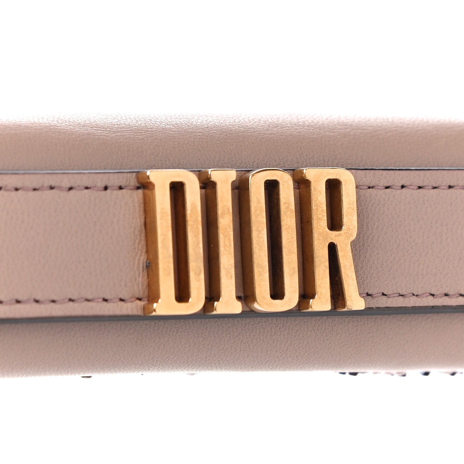Christian Dior Lambskin Embroidered L'amoureux Tarot Pouch Clutch Vieux Rose 8 of 12