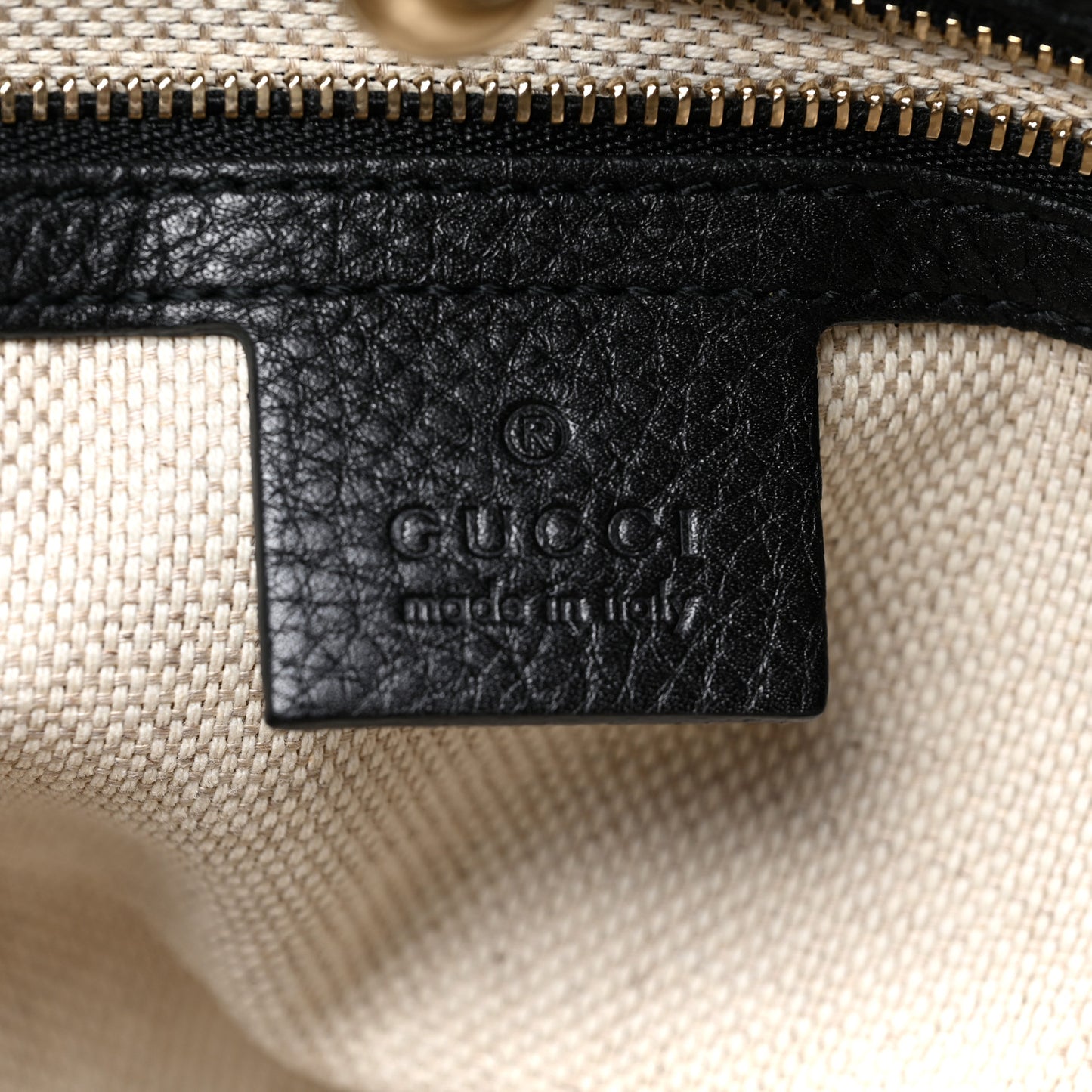 Pebbled Calfskin Medium Soho Chain Shoulder Bag Black