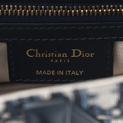 Christian Dior Oblique Saddle Bag Blue 6 of 10
