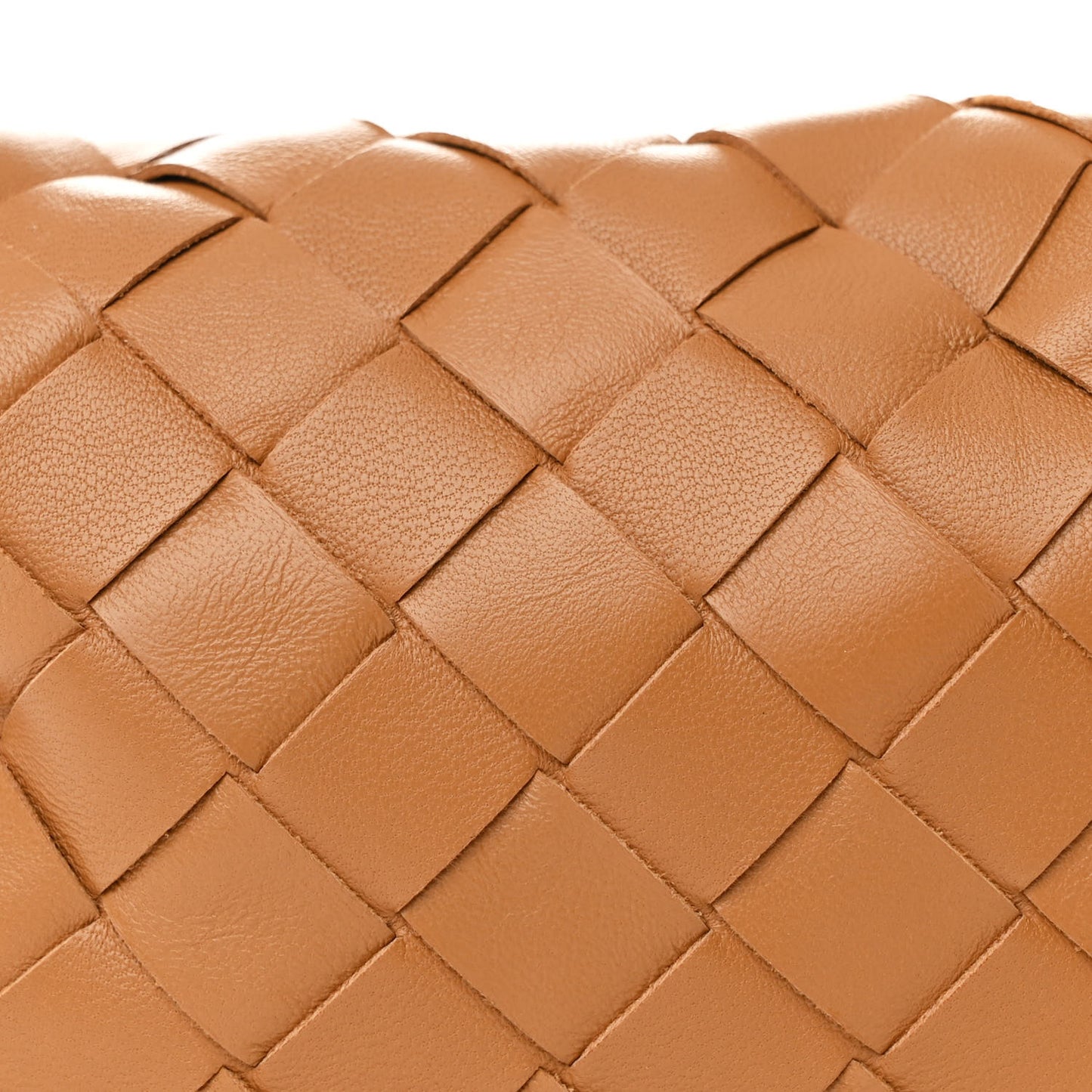 Nappa Intrecciato Mini Jodie Caramel