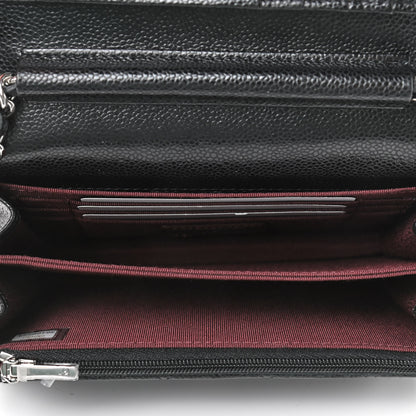 Chanel Caviar Quilted Mini Wallet On Chain WOC Black 4 of 4