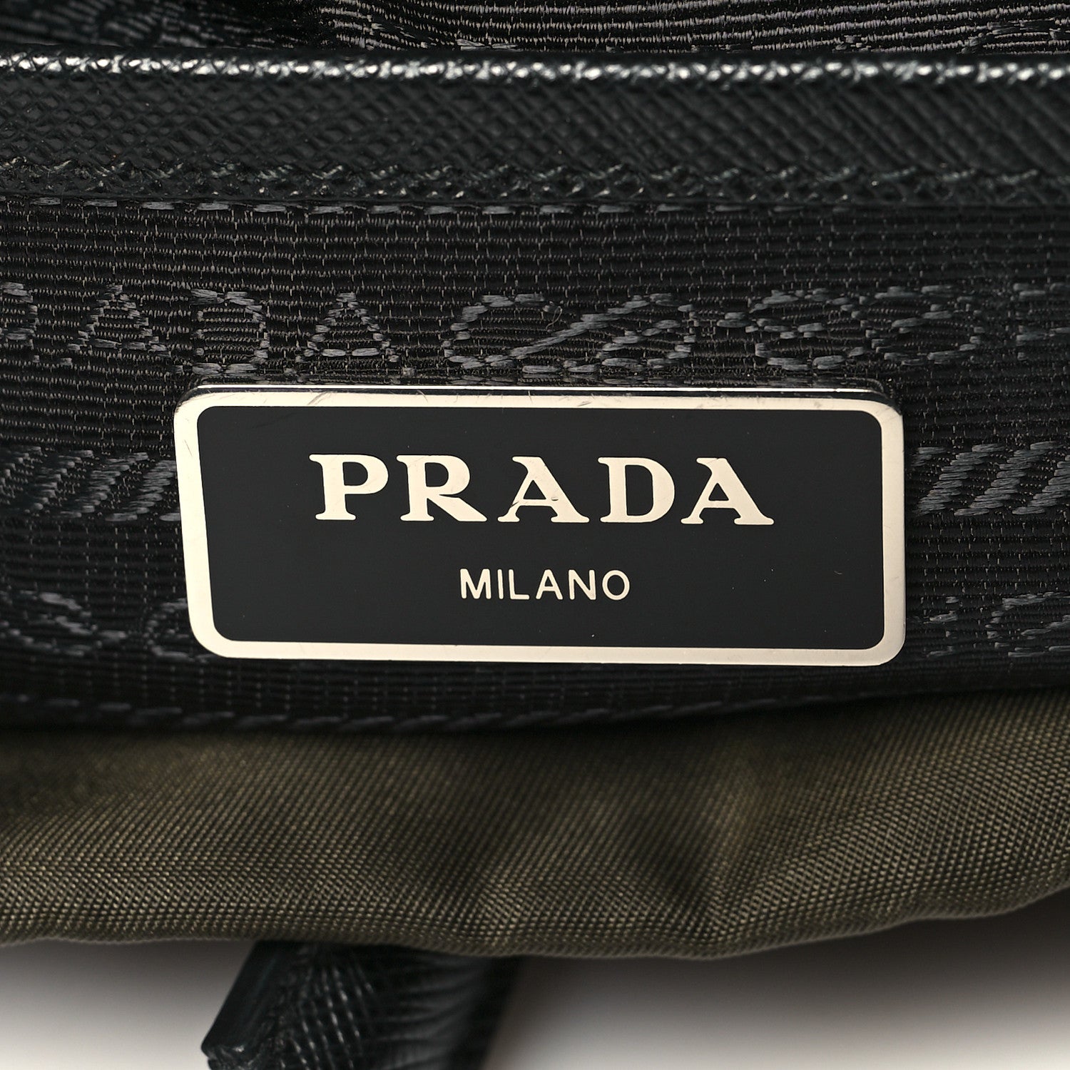 Prada Nylon Vela Saffiano Backpack Mimetico 6 of 9