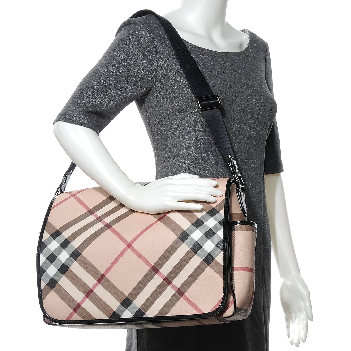 Nova Check Diaper Messenger Bag