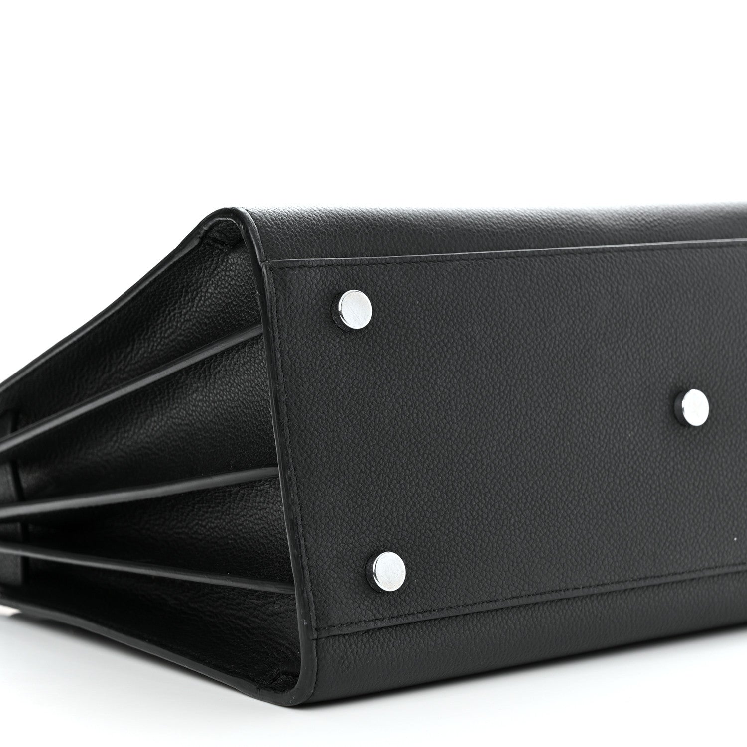 Saint Laurent Grained Calfskin Small Sac De Jour Black 8 of 13