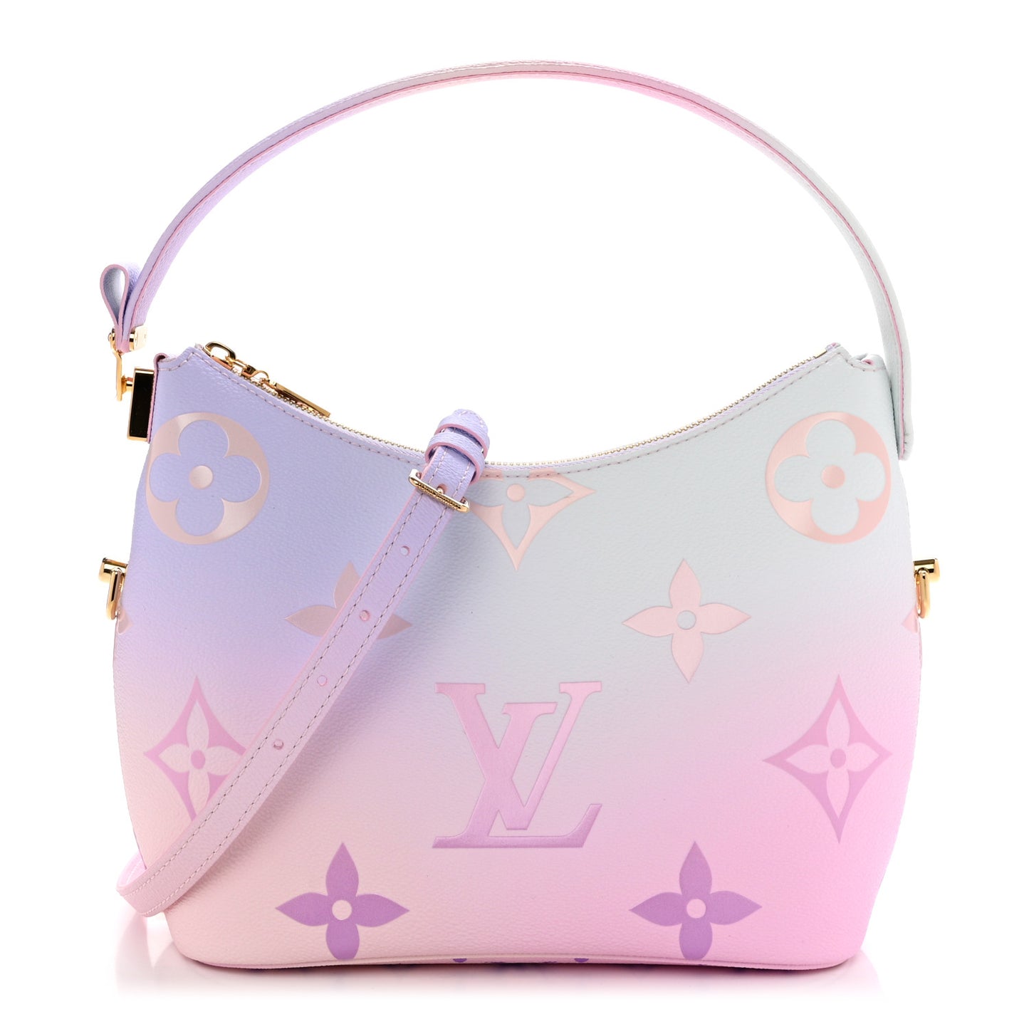 Monogram Giant Spring In The City Marshmallow Hobo PM Sunrise Pastel