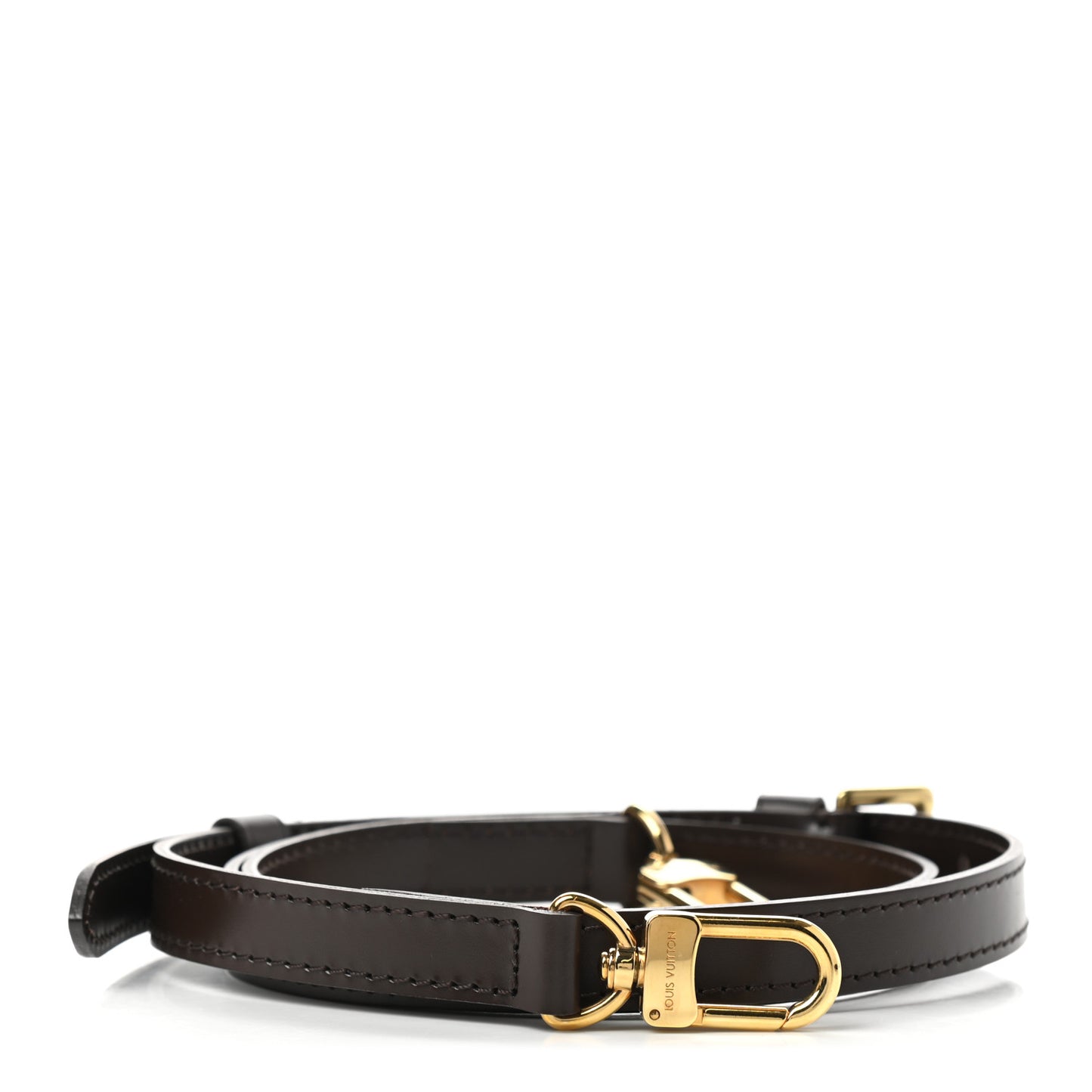 Calfskin Adjustable Speedy Bandouliere Shoulder Strap Brown