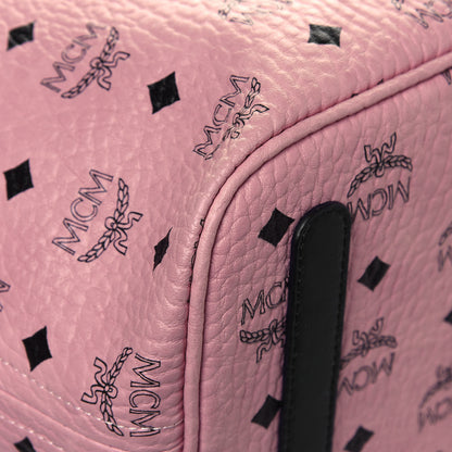 MCM Visetos Medium Liz Reversible Shopper Tote Soft Pink 8 of 19