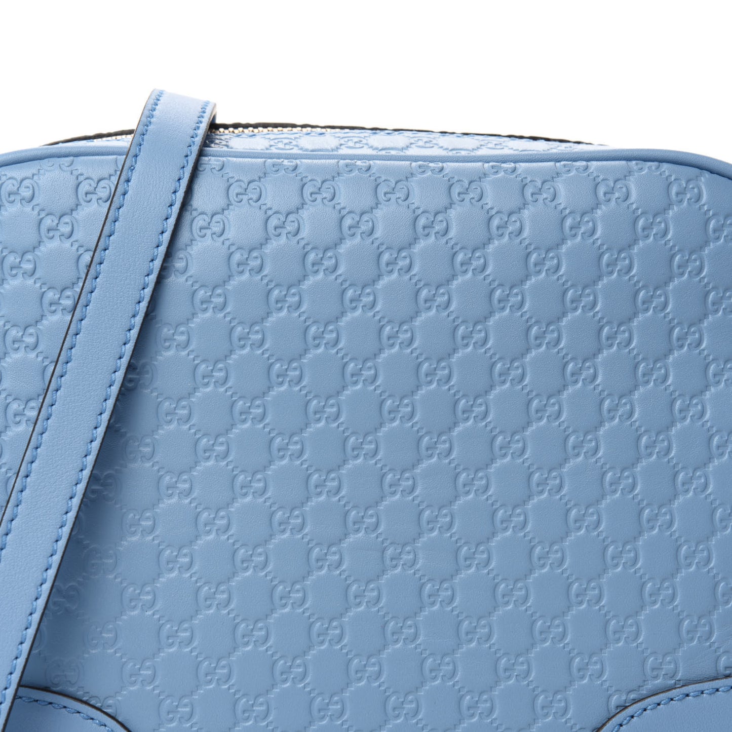 Microguccissima Mini Bree Messenger Bag Mineral Blue