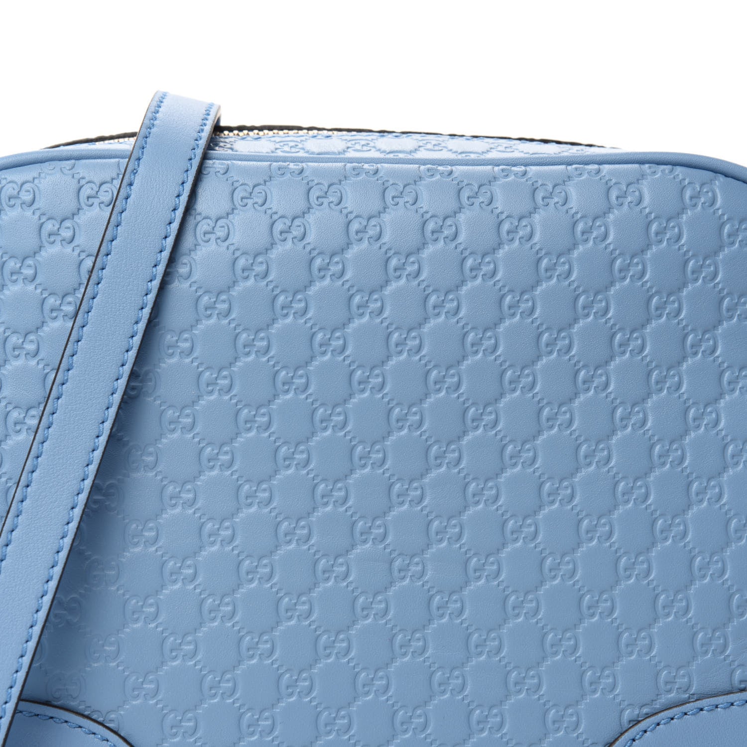 Gucci Microguccissima Mini Bree Messenger Bag Mineral Blue 10 of 10