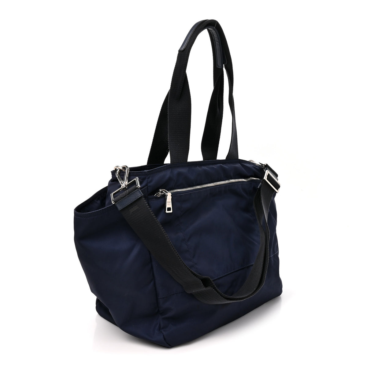 Prada Tessuto Nylon Vela Diaper Bag Blue 2 of 8