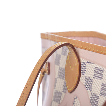 Louis Vuitton Damier Azur Tahitienne Neverfull MM 14 of 23