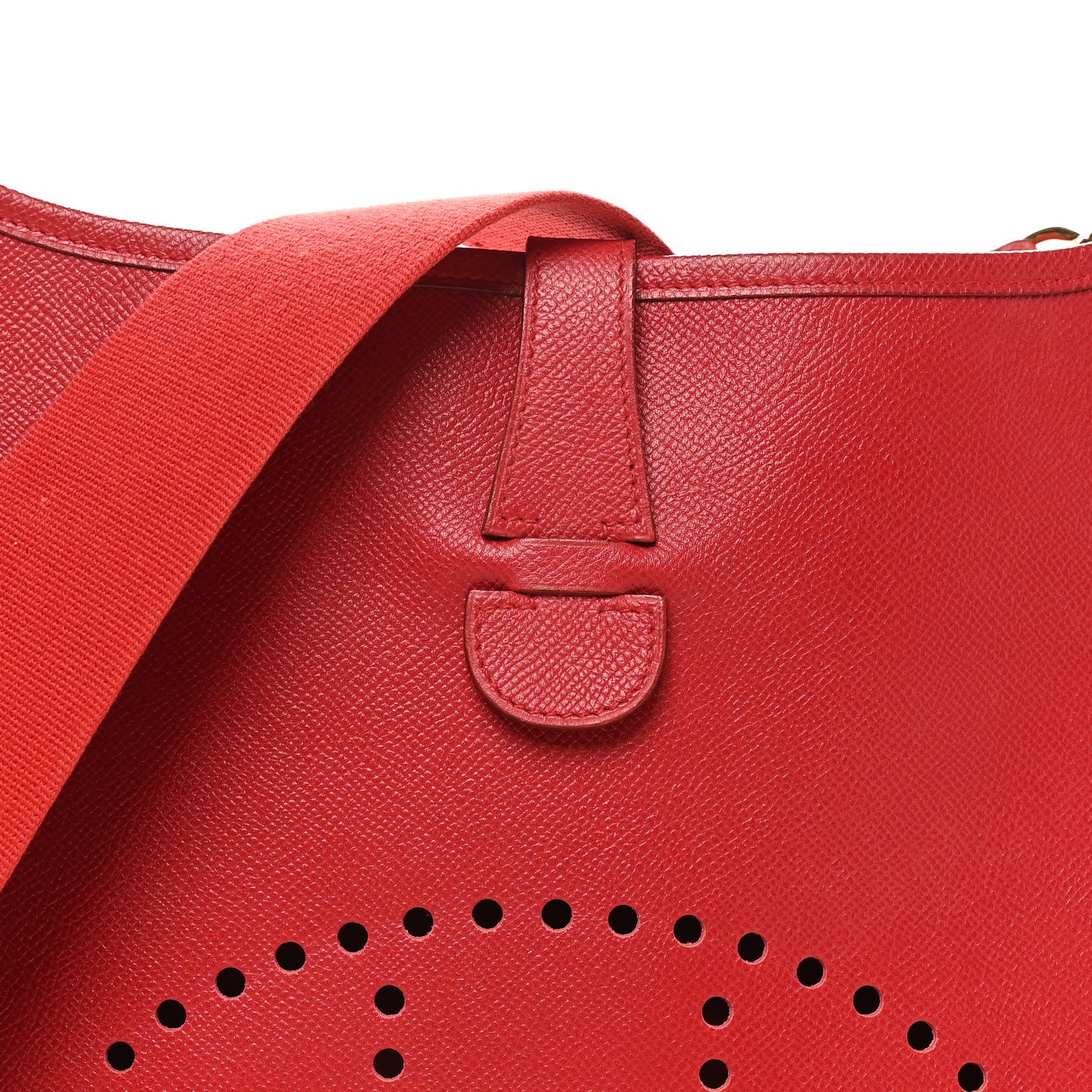 Hermes Courchevel Evelyne GM Rouge Vif 8 of 10