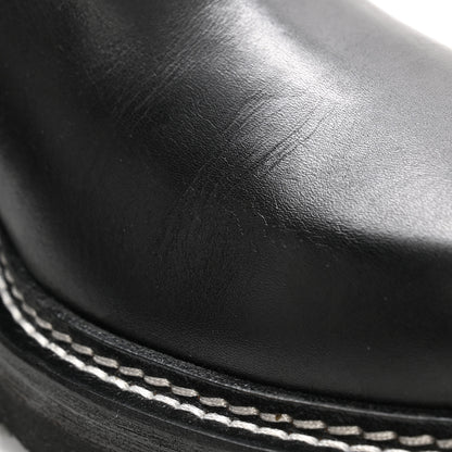 Louis Vuitton Calfskin Monogram Beaubourg Ankle Boots 41 Black 6 of 14