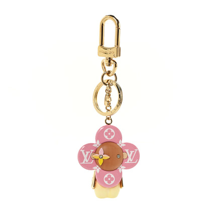 Louis Vuitton Giant Monogram Vivienne Bag Charm Key Holder Rose 1 of 3