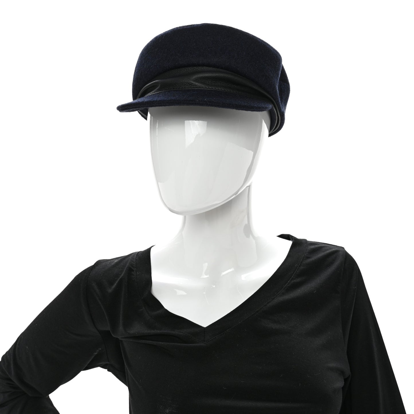 Cashmere Swift Womens Deauville Cap 57 Black