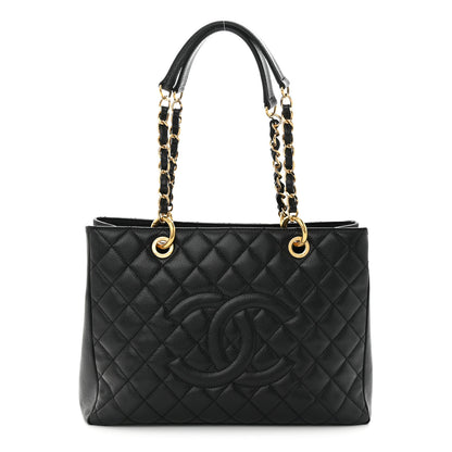 Chanel Caviar Quilted Grand Shopping Tote GST Black 1 of 10