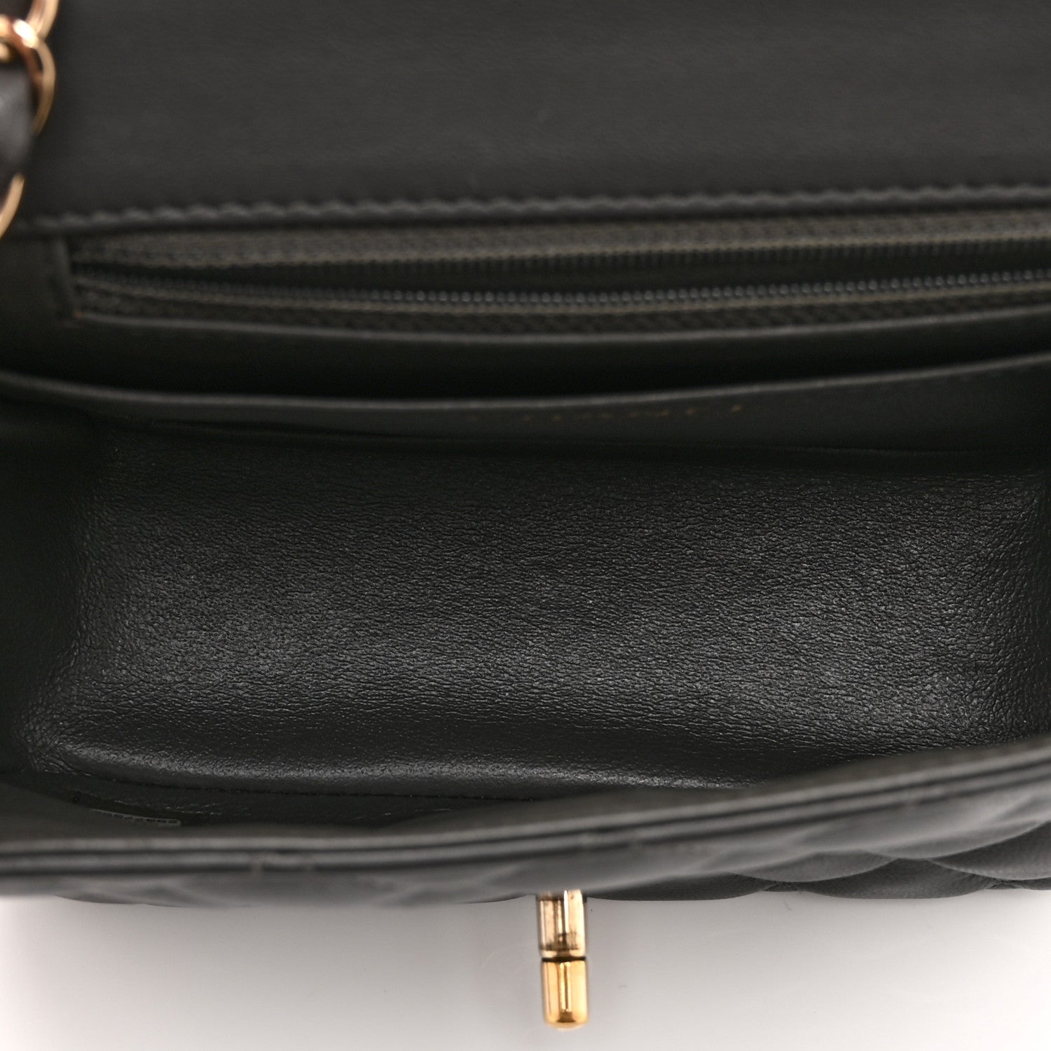Chanel Lambskin Quilted Mini Square Flap Dark Grey 5 of 10