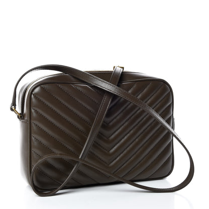 Saint Laurent Calfskin Matelasse Monogram Lou Camera Bag Faggio 3 of 11