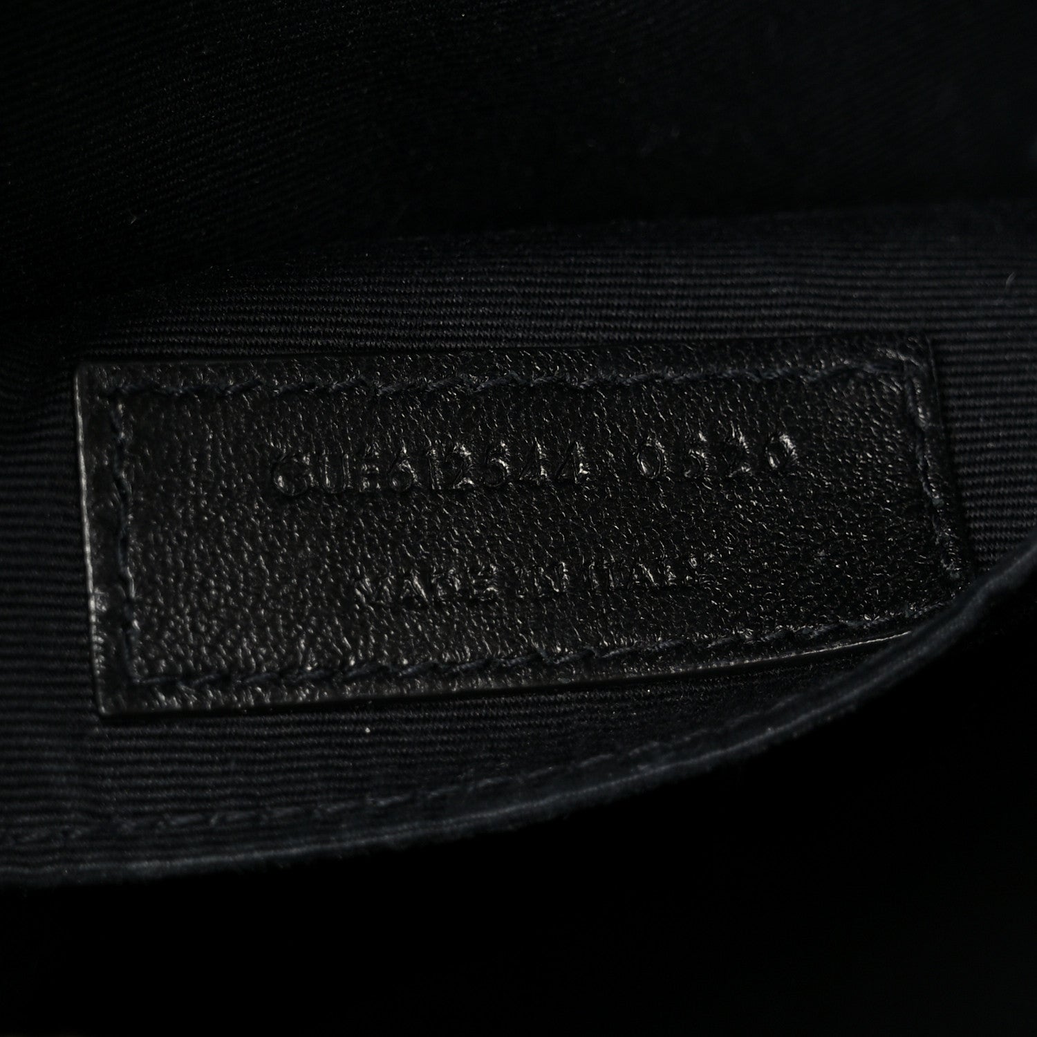 Saint Laurent Calfskin Matelasse Monogram Lou Camera Bag Black 7 of 10