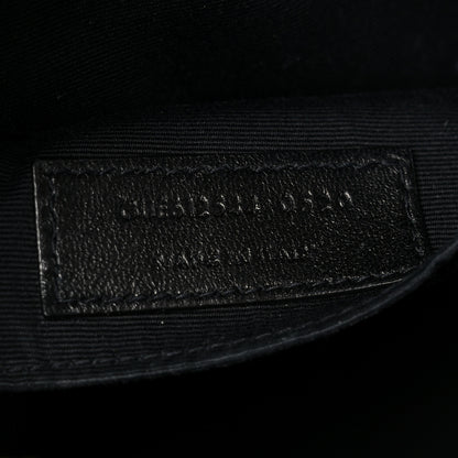 Saint Laurent Calfskin Matelasse Monogram Lou Camera Bag Black 7 of 10