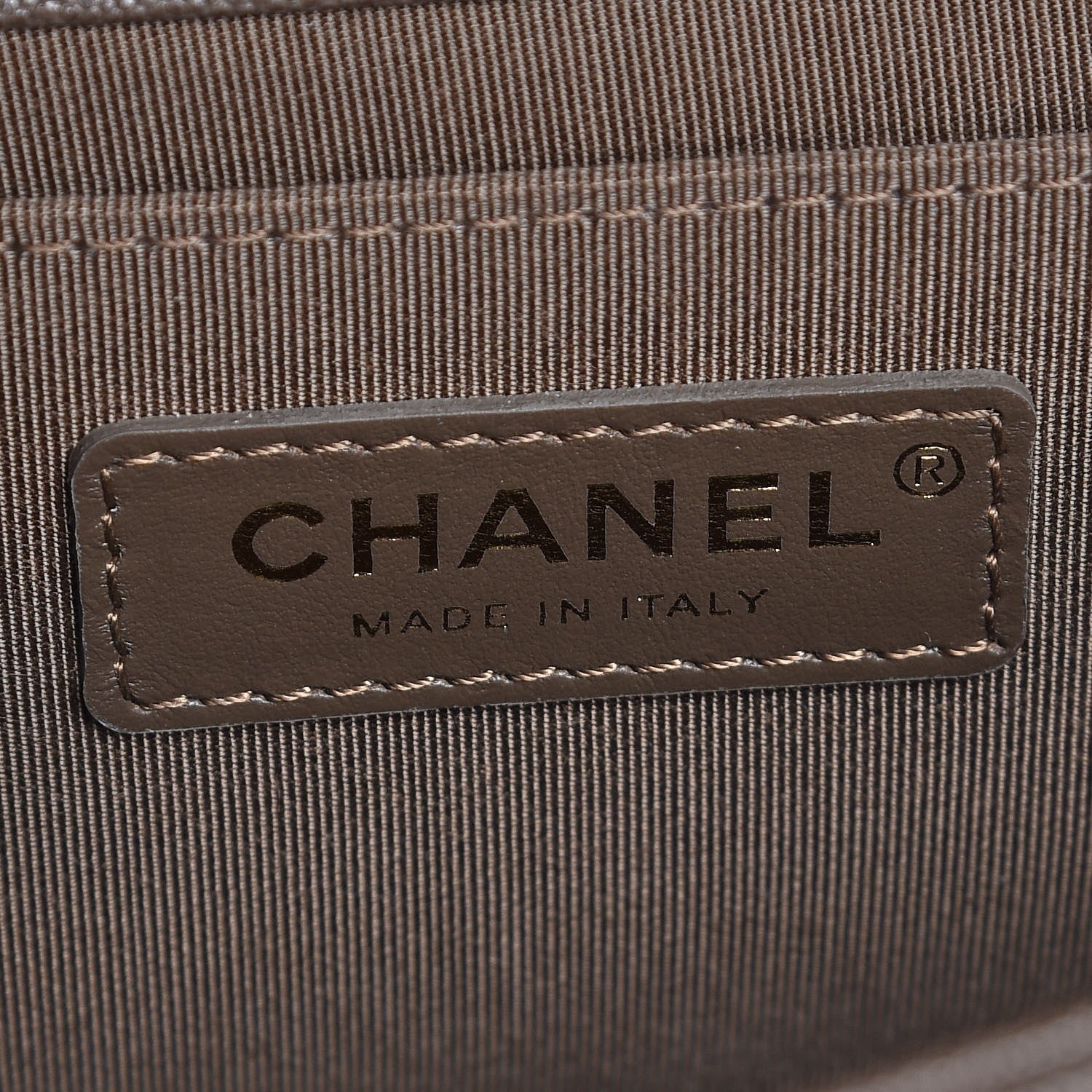 Chanel Caviar Quilted Medium Boy Flap Khaki 6 of 8