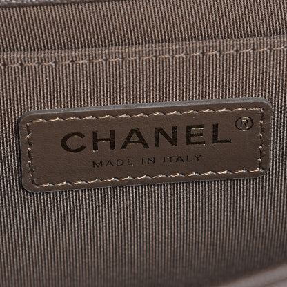 Chanel Caviar Quilted Medium Boy Flap Khaki 6 of 8