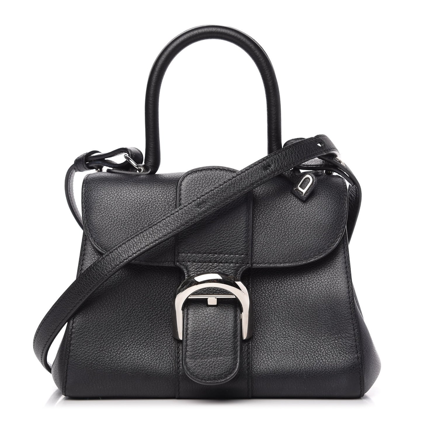 Calfskin Mini Brillant Satchel Black