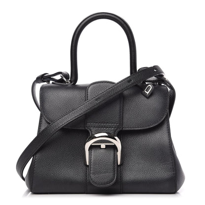 Delvaux Calfskin Mini Brillant Satchel Black 1 of 9