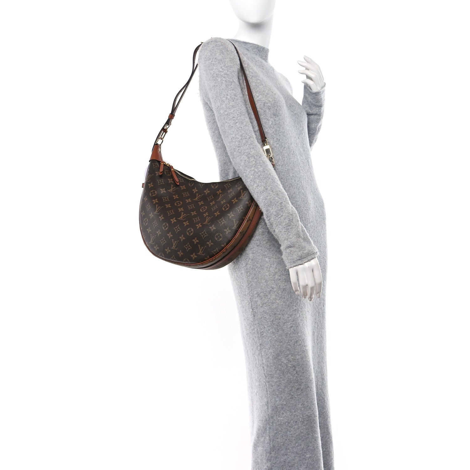 Louis Vuitton Reverse Monogram Loop Hobo 2 of 11