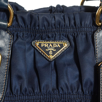 Prada Tessuto Nylon Gaufre Tote Baltico 9 of 9