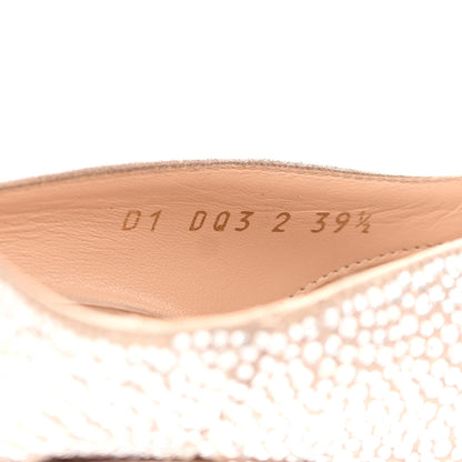 Valentino Garavani Crystal Suede Tan-Go 55/155mm Platform Pumps 39.5 Rose Cannelle 8 of 8