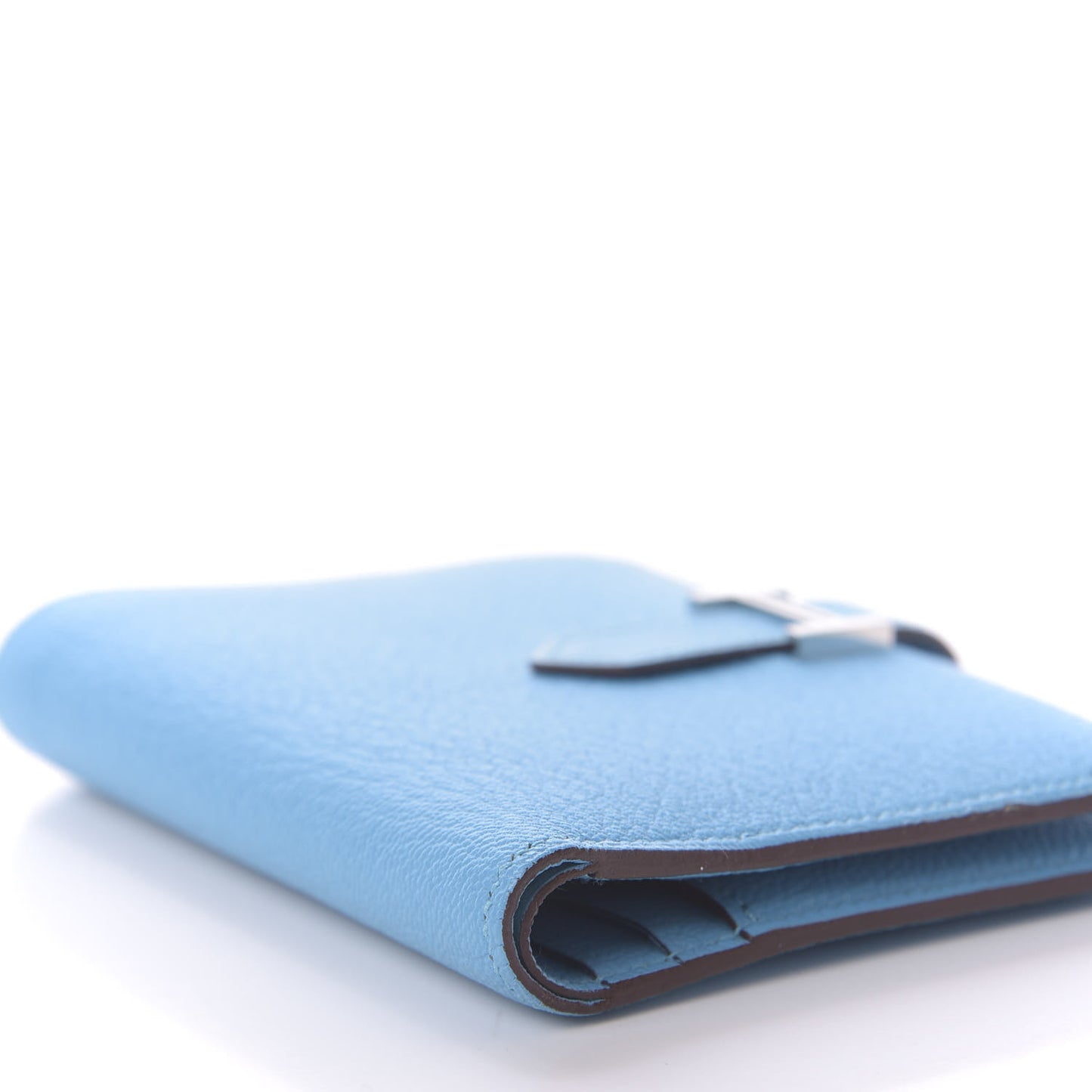 Chevre Mysore Bearn Compact Wallet Celeste