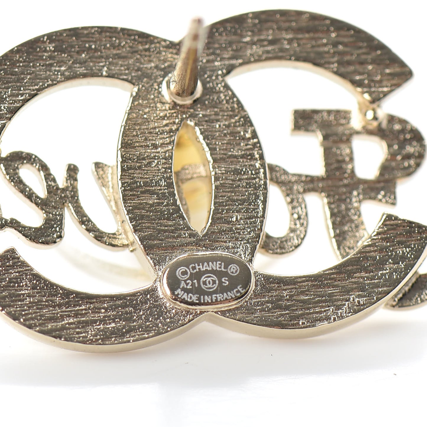 Crystal CC Forever Earrings Gold