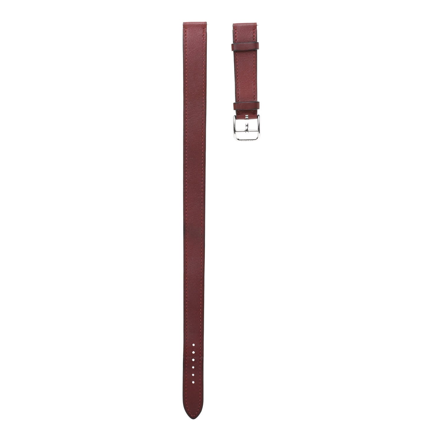 Hermes Swift 38mm Apple Watch Double Tour Band Bordeaux 1 of 7