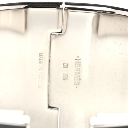 Hermes Enamel Extra Wide Clic Clac H Bracelet PM Black 5 of 5