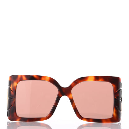 Gucci Acetate Square Frame Wing Sunglasses GG0535S Havana 3 of 7