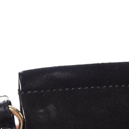 Chloe Suede Calfskin Medium Faye Shoulder Bag Black 10 of 12