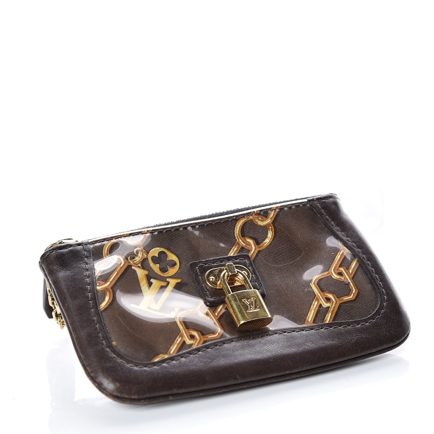 Louis Vuitton Monogram Charms Key Pouch Brown 4 of 10