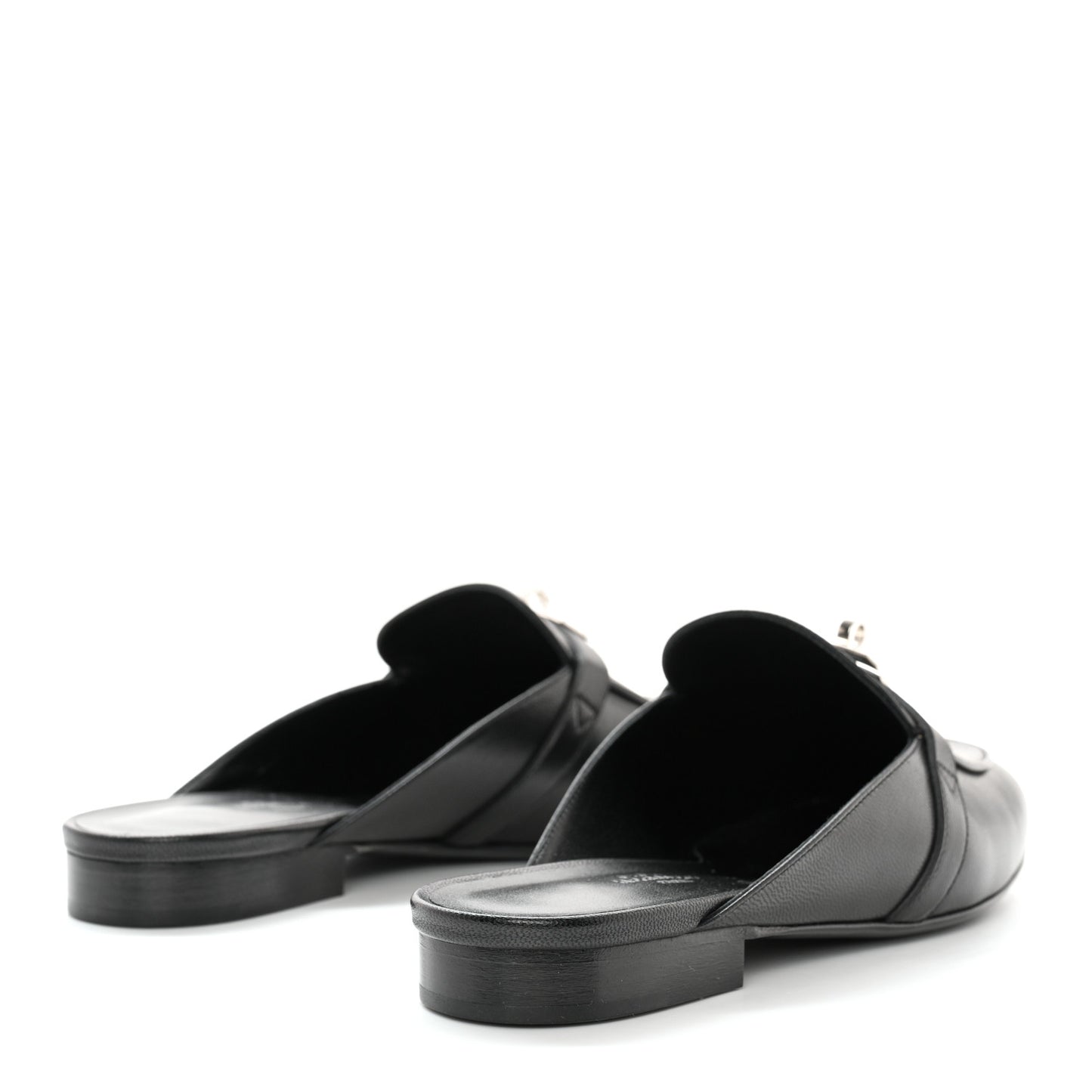 Goatskin Oz Mules 38 Black