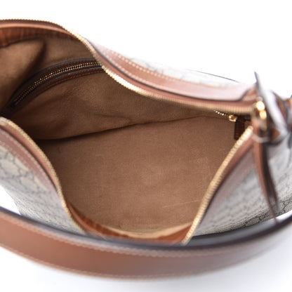 Gucci GG Supreme Monogram Linea A Hobo Brown 5 of 18